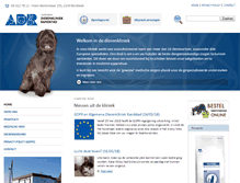 Tablet Screenshot of dierenkliniekrandstad.be